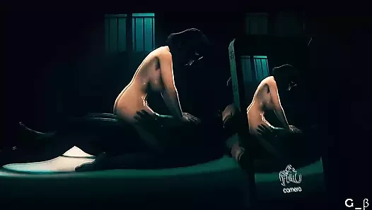 Elizabeth bir porno yaparken filme