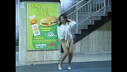 Provocation dans le metro