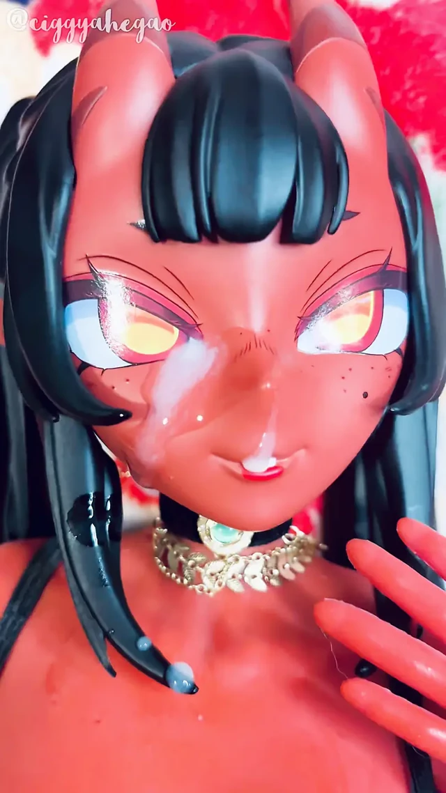 Succubus Meru'dan gece yarısı ziyareti - seks iblisi boşalma ödülü için beni sikiyor - yüzünün her yerine 65 cm seks iblisi silikon seks bebeği