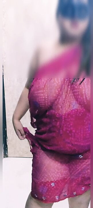 Benim ilk video Hint artı boyutu model saree sıyırma siyah bluz