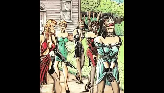 Hareket halindeki karışık çizimler