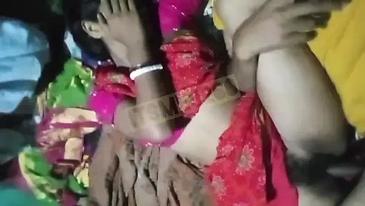 DeshiVillage bhabhi fucking night big tites pussy black hear Hard fucking doggy style hot scenes sexy bhabhi Indian Village