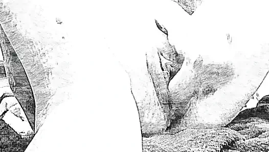 Fışkırtma kadar yakın yapay penis kroki kalem