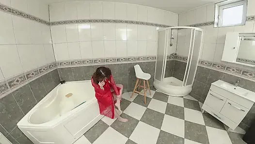 Hamile ev hanımı kocasını seninle aldatıyor