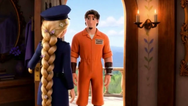 Rapunzel'in Flynn Rider tarafından sikilmesi: Animasyonlu Porno