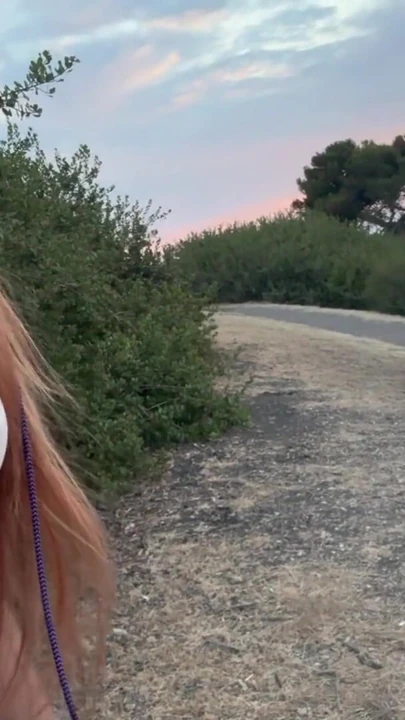 Artemisia Love açık havada açık havada büyük göğüsler yakın çekim | Klip 1