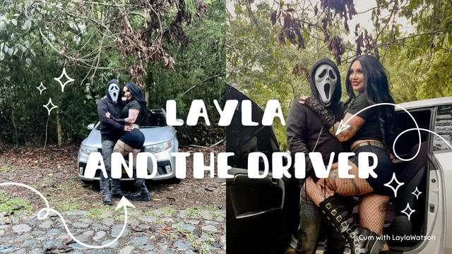 Sucking the drivers cock before the ride!