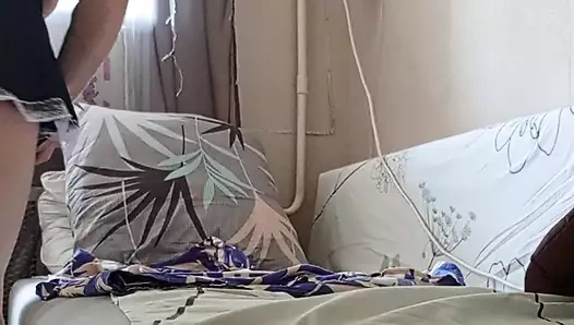 Doyumsuz kayınvalide büyük amına seks oyuncaklarıyla mastürbasyon yapıyor