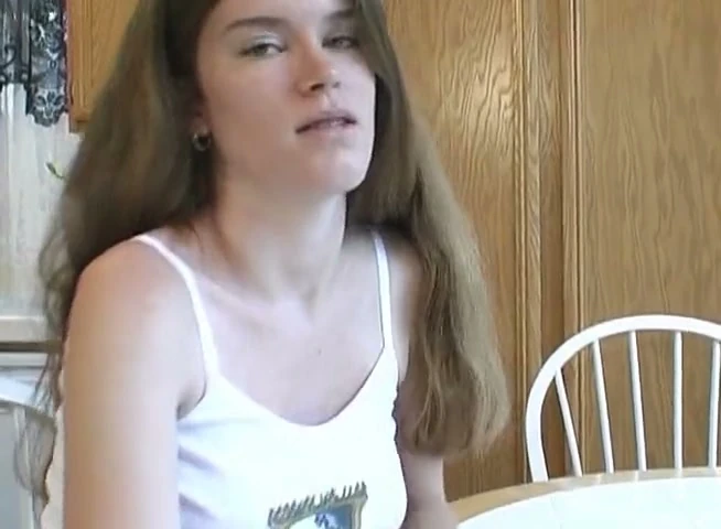 Perfect teen doll gets a warm creampie after cock-riding session