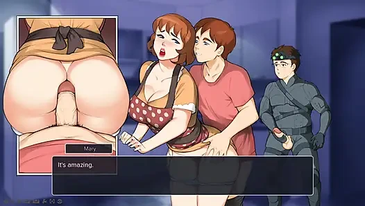 İlk kez penetrasyon olmasa bile üvey annemle yaptım ama çok tatmin edici porno oyunu