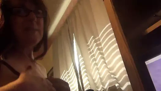 Web kamerası göğüslerime boşalıyor