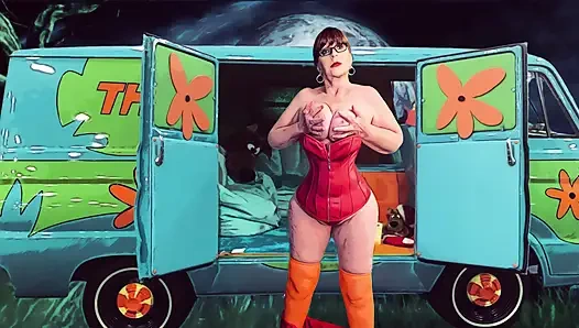 Granny Velma Dinkley: Blowjob, BBC Up Shaggy's Ass & Cum In Velma's Mouth 1525FAP