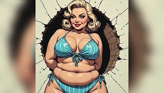 Tombul bikini güzelleri sanatı