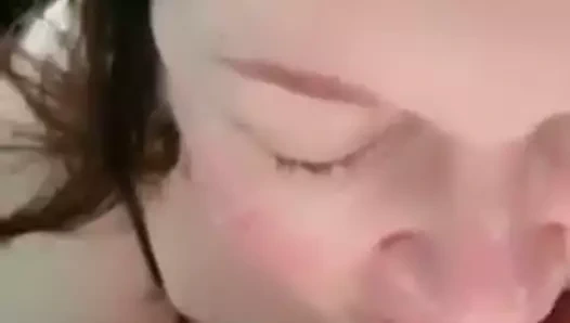 Kalın döl yüze boşalma