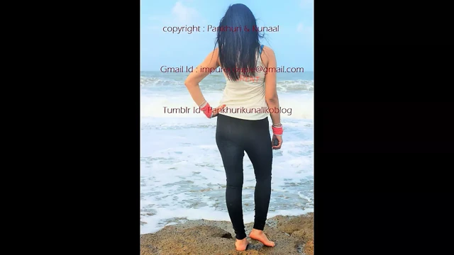 Sahilde gerçek Hint swinger çift pankhuri kunal
