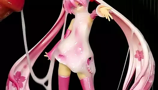 Miku hatsune 14 figürlü bukkake(fakecum)
