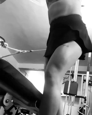Amiga en el gym