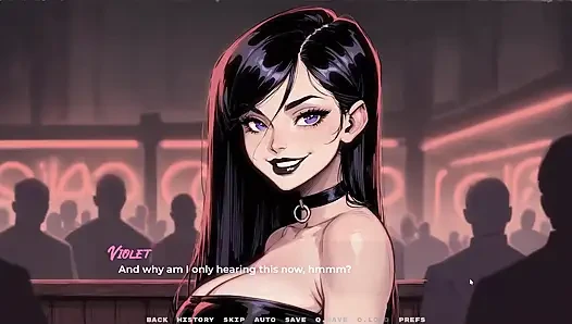My New Girlfriend [ Taboo Hentai Game ] Ep.40 Goth Girl Blowbang in the Toilet!