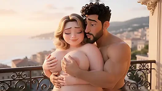 "Curvy Girl Flew For Holiday Sex - She Promised To Return" "Short Film