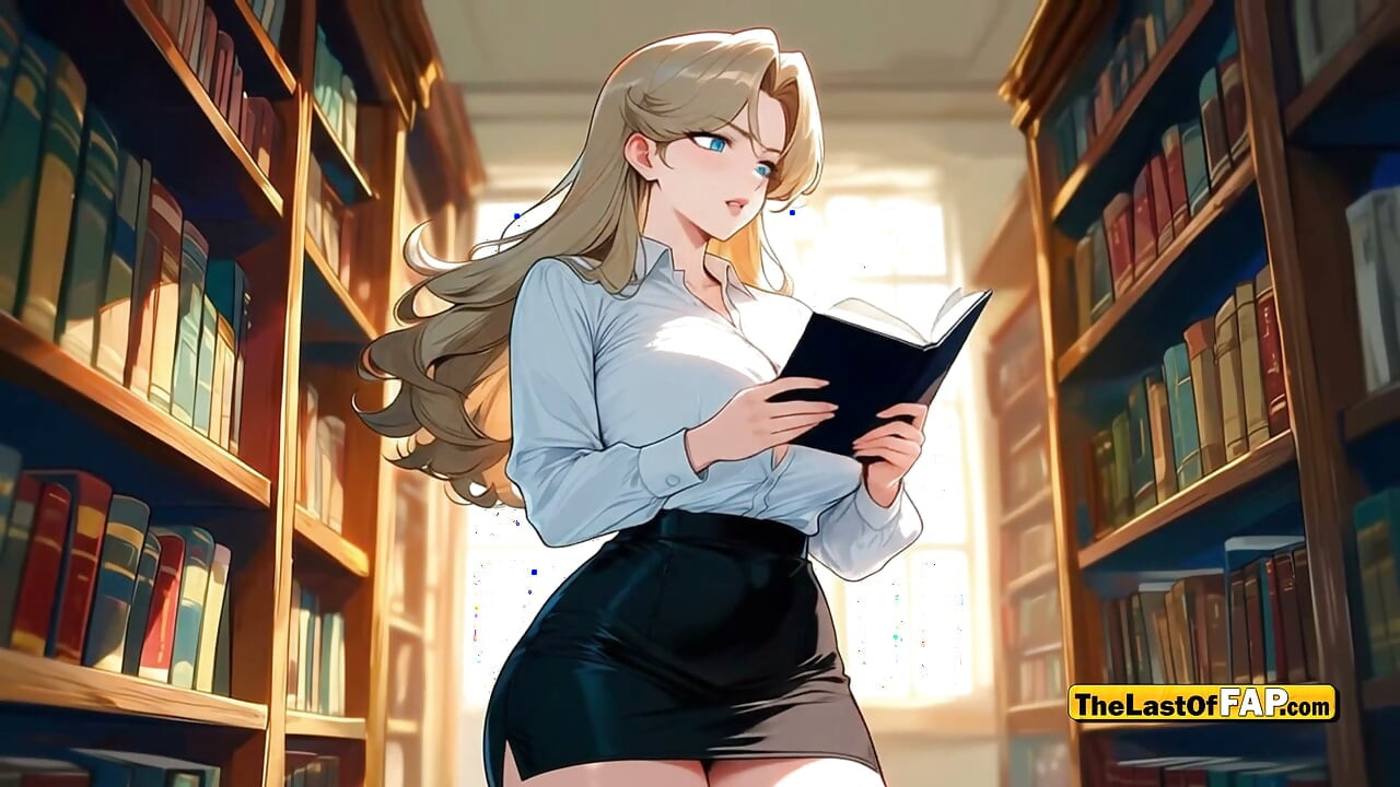 Kütüphanede Takıntılı Öğrenci Tarafından Sikilen Sıcak MILF Sansürsüz AI Hentai