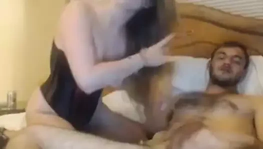 Seksi uzun saç bir hairjob vermek