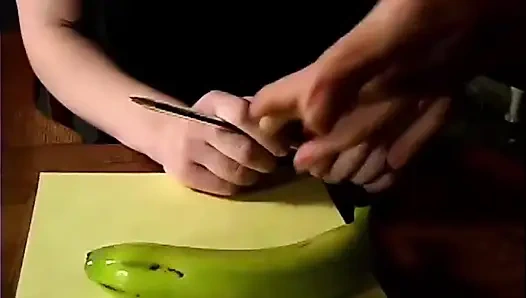 Amcık suyu kaplı muz