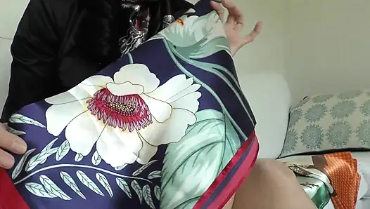 Paskalyada saten atkımın üzerine boşalabilirsiniz, Lady Victoria Valente