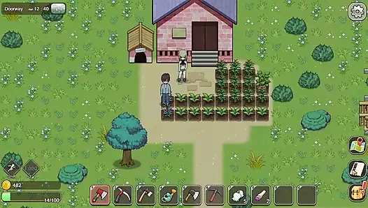 Village Rhapsody - üniversiteli kız büyük yarağımla oynuyor