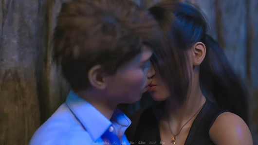 Evli kadın olmak - v1.175 - Christine Tobey'i erkek arkadaşı olarak kabul etti ve öpüştüler