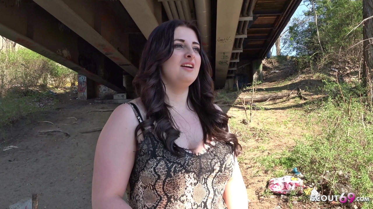 GERMAN SCOUT – Chubby Teen Elisa Cheat BF and Street Casting