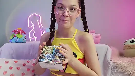 E-kız göğüsleri ve pokmon çekiyor