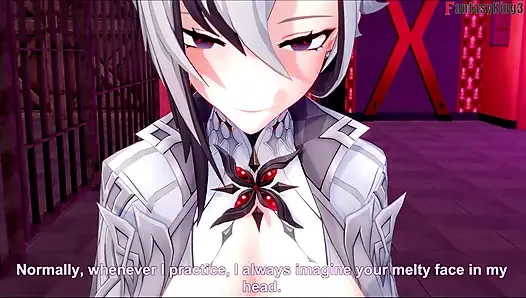 Arlecchino oral seks - 1 - Genshin Impact