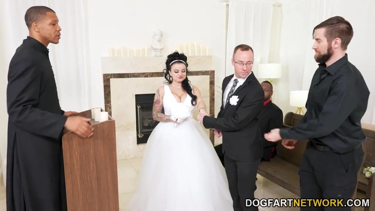 Payton Preslee's Wedding Turns Rough Interracial Threesome