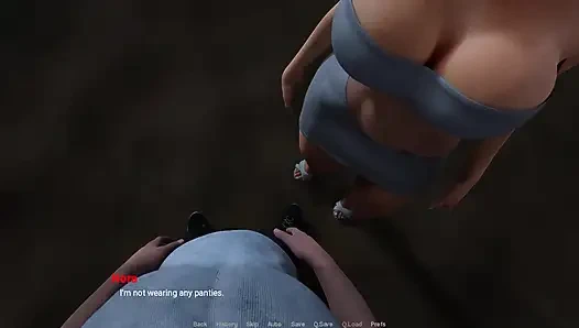 Evden uzakta #46 - üvey anne plajda sevişiyor - animasyonlu 3 boyutlu seks oyunu