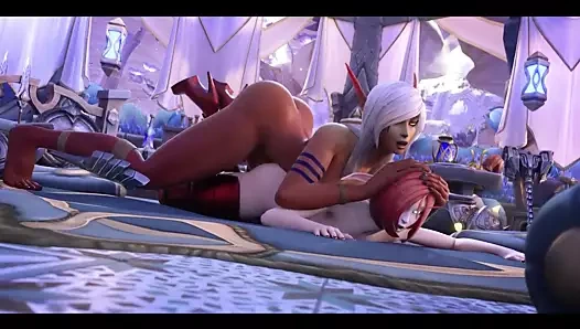 İki sıcak futanari elf