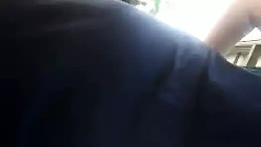 Cum üzerinde seksi kız popo