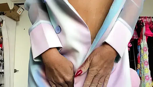 Yunan tanrıçası Steph ve bir flamingo.