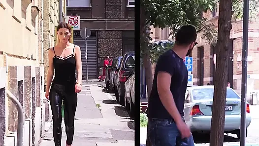 Azgın Sarışın Ve Edepsiz Sürtük Ile Yatakta Ham Sert Seks