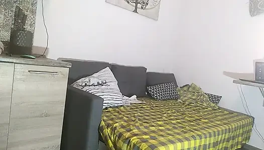 Çok kıllı amcık ve bacaklar, parmaklama, foofetish, ginnagg'dan yakın çekim büyük amcık dudakları