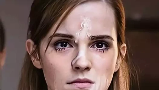 Yüzünde cum ile Emma watson yarattığım.