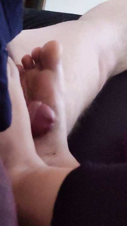 amatör footjob