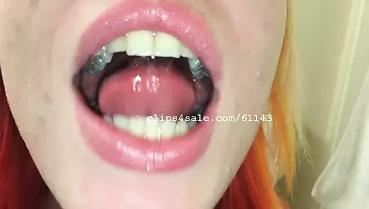 Ağız fetişi - kristy'nin ağzı