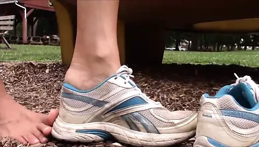 Seksi ayak fetişi tabanları