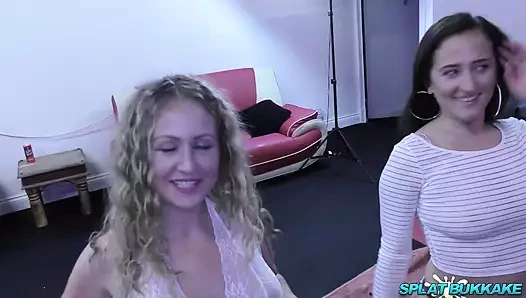 İki ateşli bayan yarak emmede usta