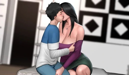 Üvey anne patron Lina bana sakso çekiyor ve Fransız beni öpmeden önce dölümü içiyor - banliyö prensi bölüm - 17