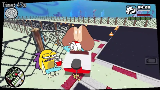 Şişman götlü bayan puff - spong bop tekne testinde başarısız oluyor