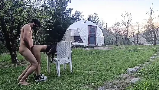 Parte 2 - india al aire libre con una chica extraña en la jungla