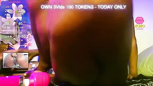 Yağ yukarı göt ve lovense lush çılgınlığı
