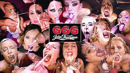 Ateşli kızlar sidik yutmaya ve bukkake sikişmeye bayılıyor