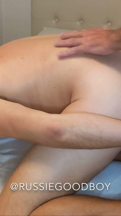 hairy silver daddy bareback boy | Clip 1